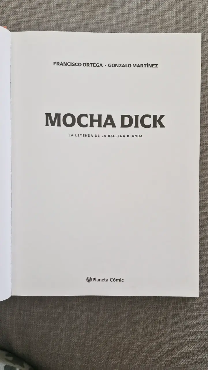 Libro 'Mocha Dick' de Ortega - 2