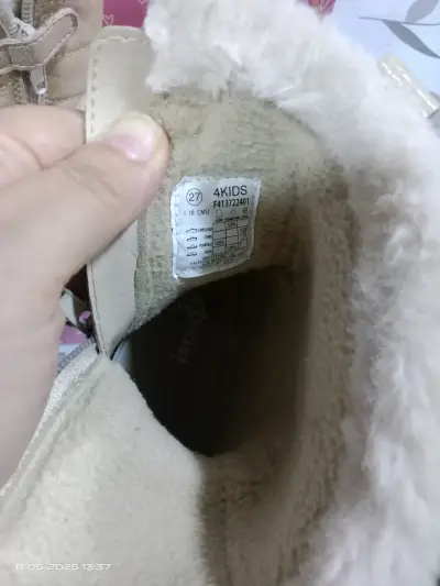 Botines beige con forro de lana - miniatura 2