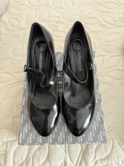 Zapatos negros de charol Ansonia - miniatura 1