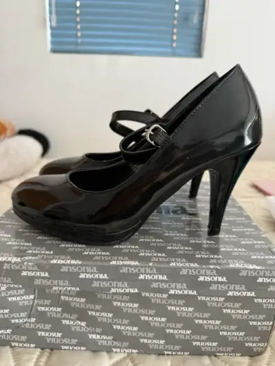 Zapatos negros de charol Ansonia - miniatura 2