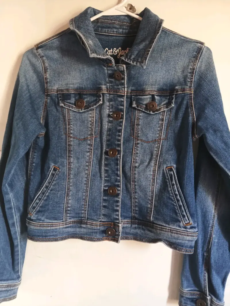 Chaqueta de mezclilla azul