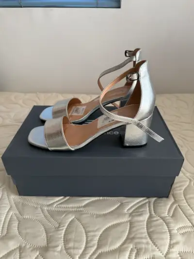 Sandalias plateadas Zibel - miniatura 3