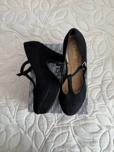 Zapatos de tacón negro Chalada - miniatura 3