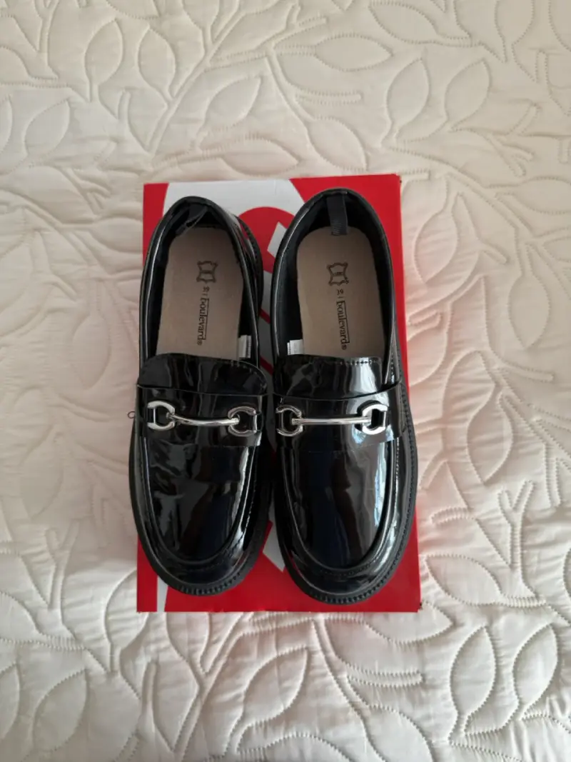 Mocasines negros de charol Boulevard