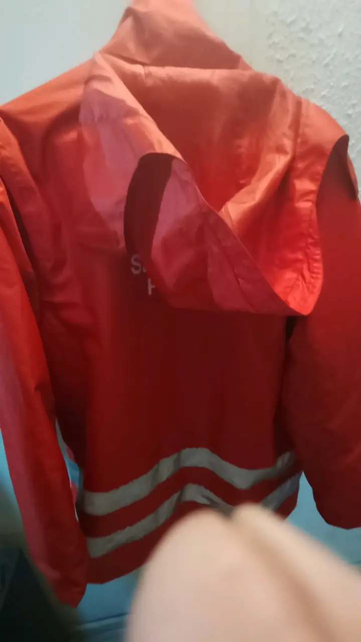 Parka termica de seguridad roja talla M - 3