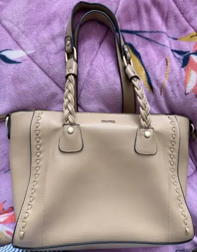 Cartera beige elegante - miniatura 5