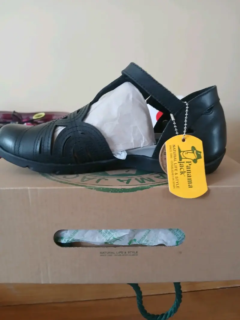 Sandalias negras talla 38 - 4