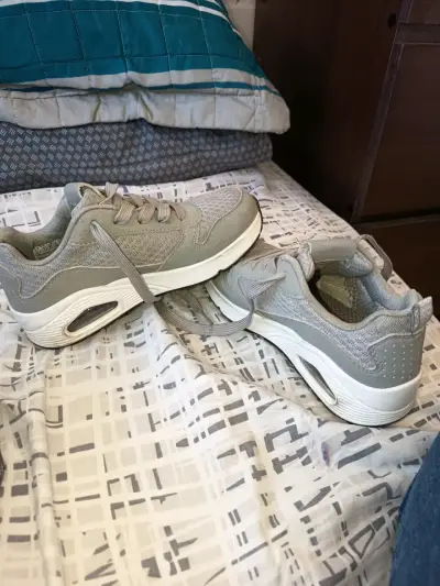 Zapatillas Skechers gris para niño - miniatura 3