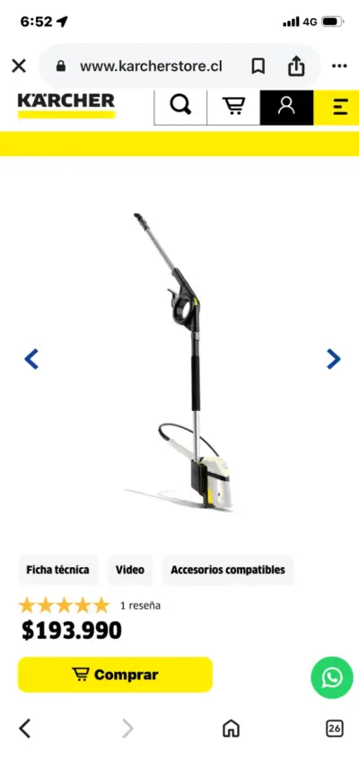 Hidrolavadora Kärcher portátil - miniatura 2