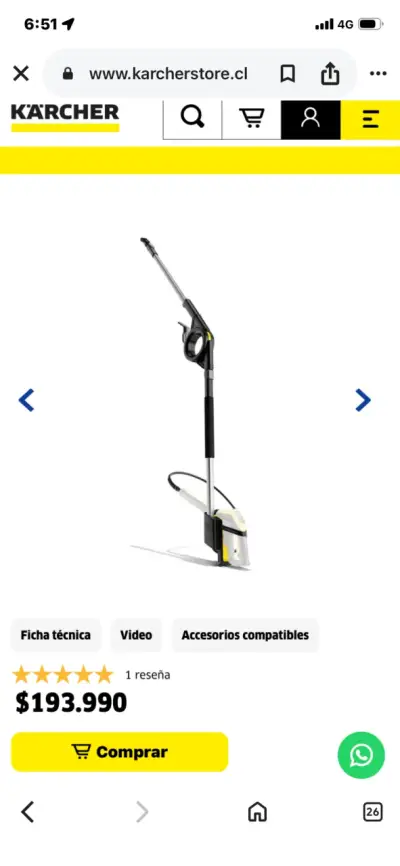 Hidrolavadora Kärcher portátil - miniatura 6