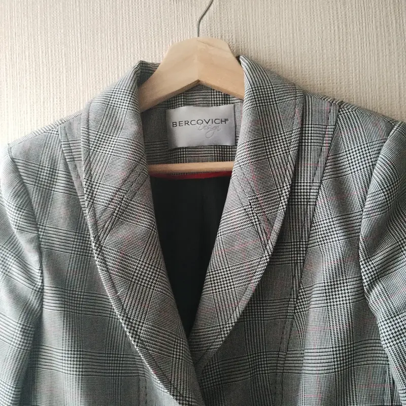 Blazer Bercovich de cuadros