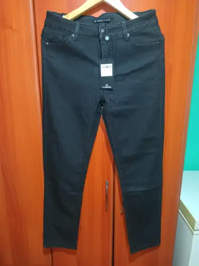 Jeans negros Lorenzo di Ponti - miniatura 1