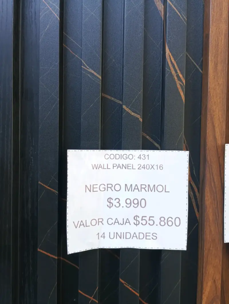 Paneles decorativos de pared, wall panel PVC . - 6