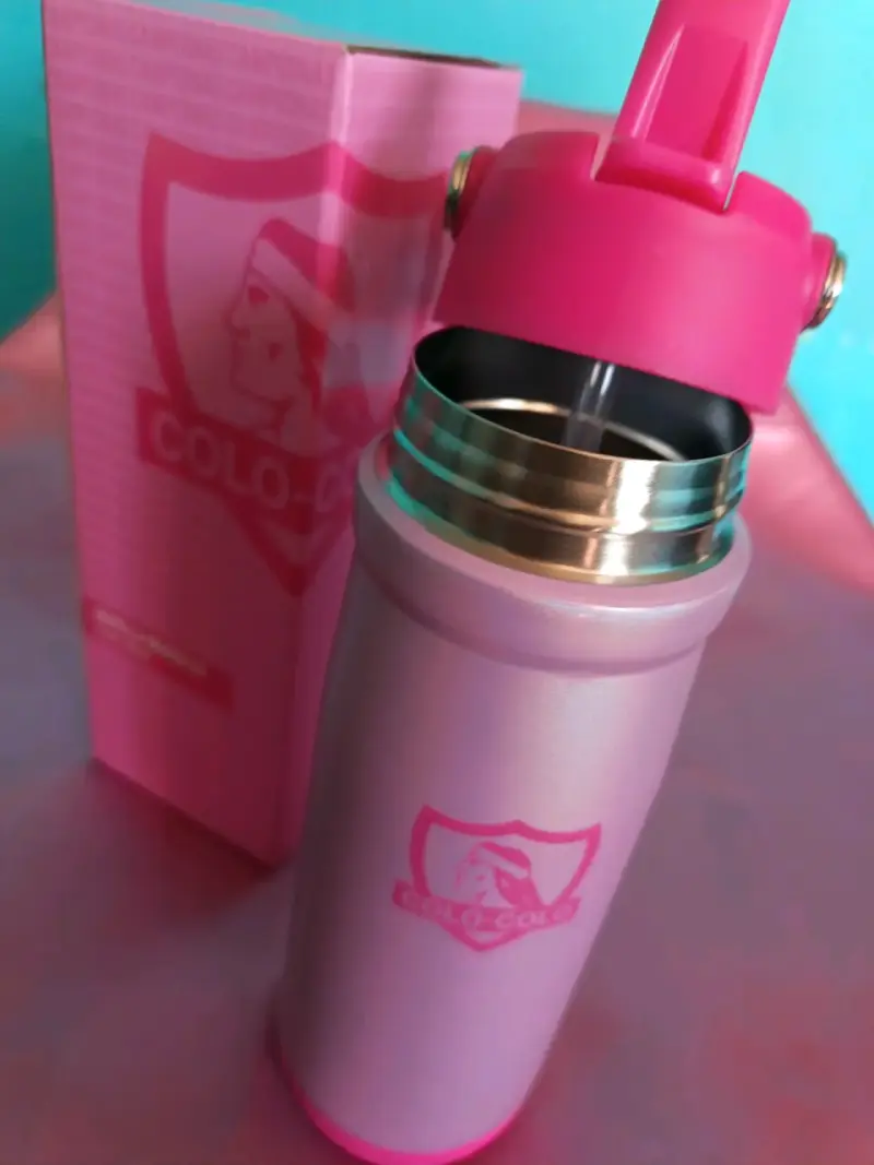 Botella térmica rosa Colo-Colo 650ml - 2