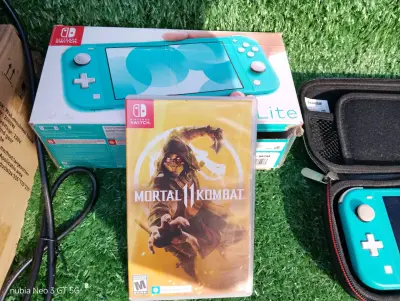 Nintendo Swich azul turquesa - miniatura 2