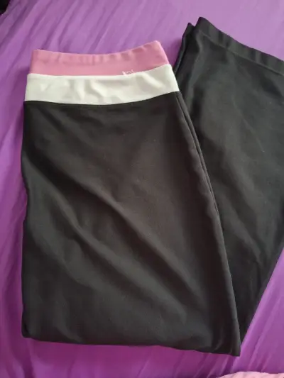 Pantalones deportivos negro y rosa - miniatura 6