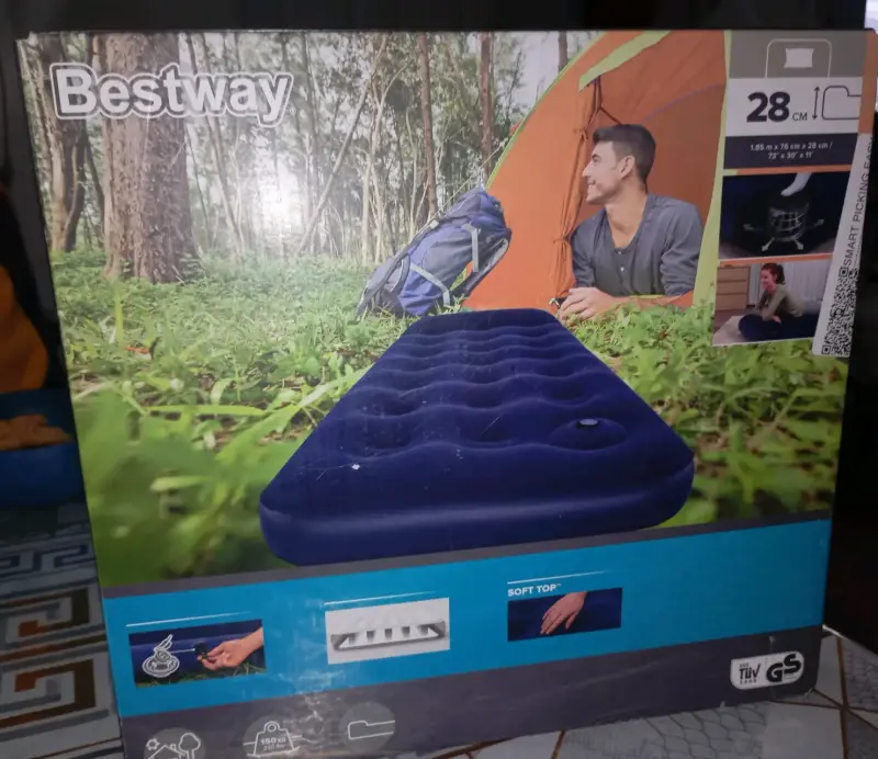 Colchón inflable Bestway azul