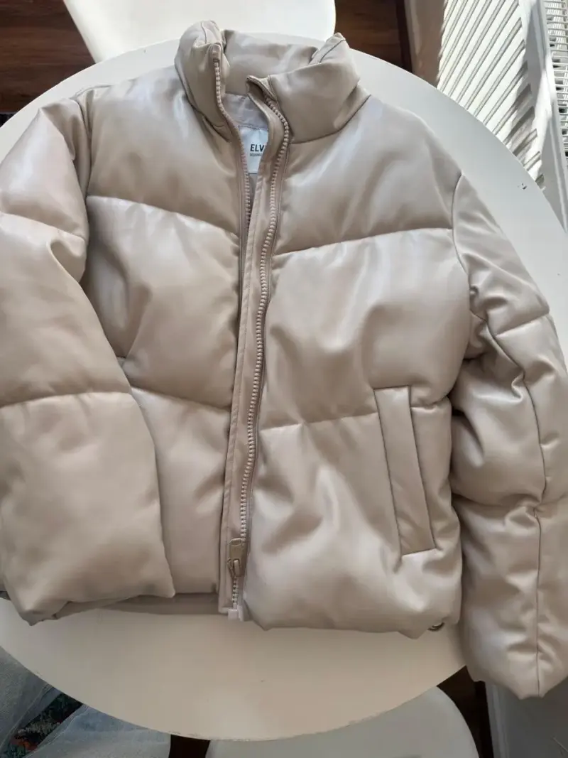 Chaqueta acolchada beige Niña, ELV , talla 16