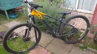 Bicicleta montaña Oxford amarilla - miniatura 3