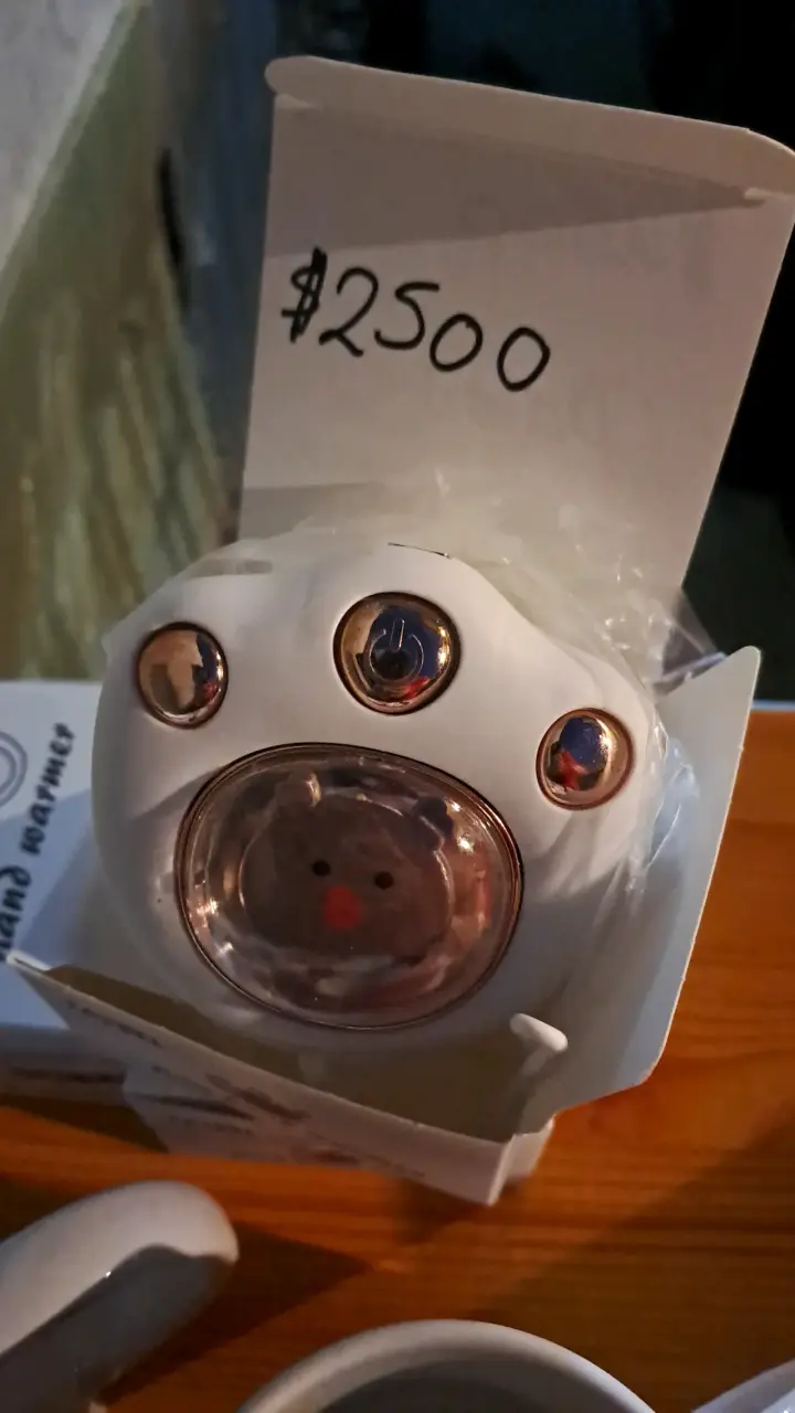 Calentador de manos portátil