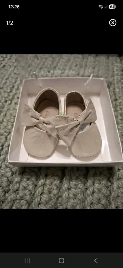 Zapatos de bebé Limonada beige - miniatura 2