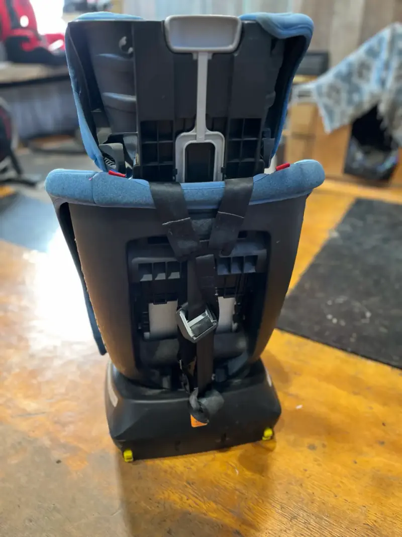 Silla de auto para bebé azul - 2