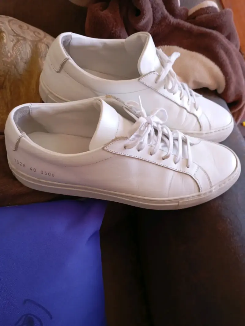 Zapatillas blancas  commom projects italiana - 3