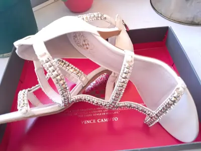 Sandalias de marca con brillos - miniatura 1