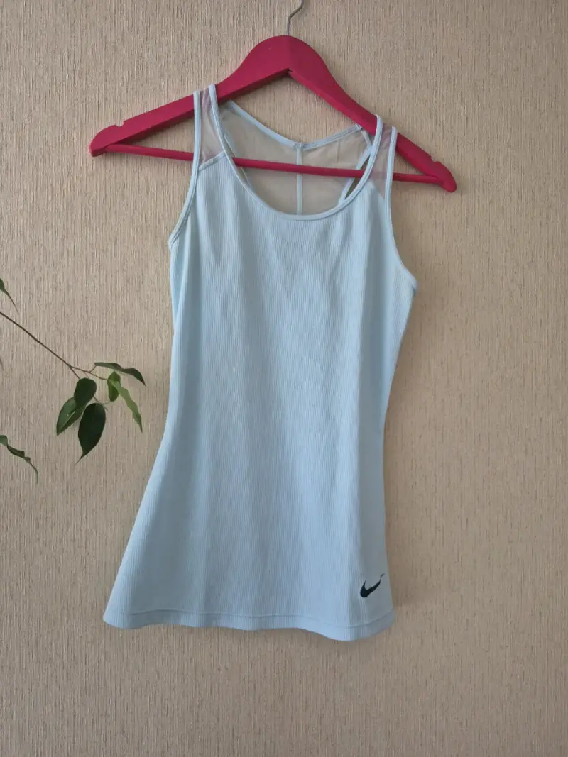Polera deportiva azul Nike - 3