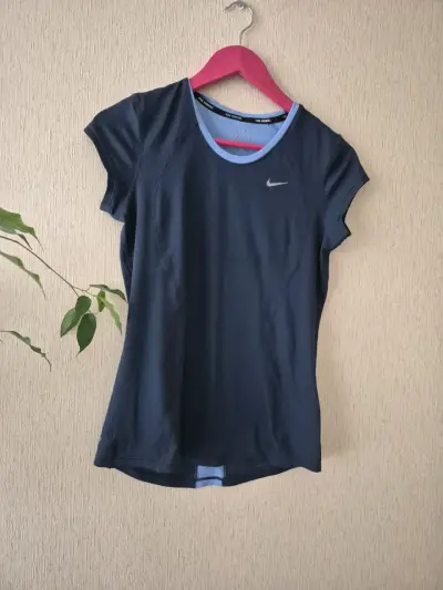 Polera deportiva azul Nike - miniatura 4