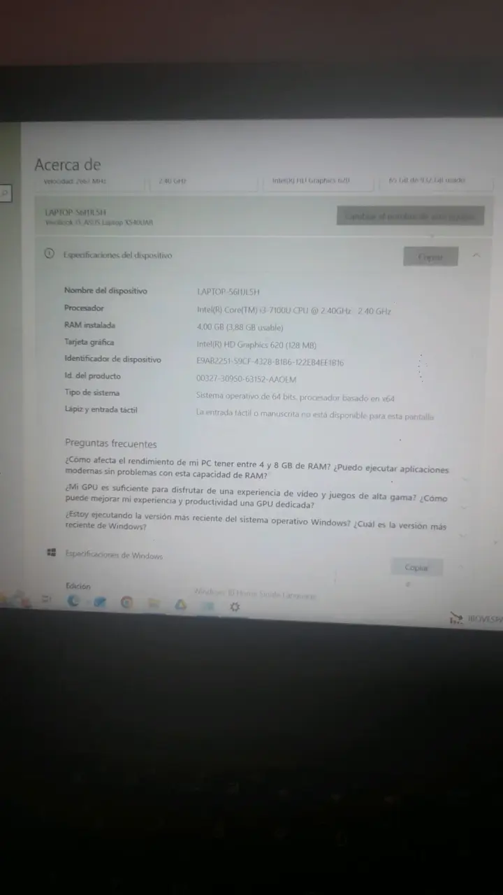 Notebook ASUS con Windows - 4