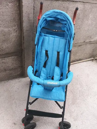 Coche de bebé celeste Bebesit - miniatura 2