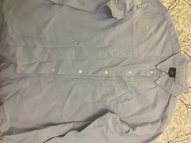 Camisa celeste manga larga