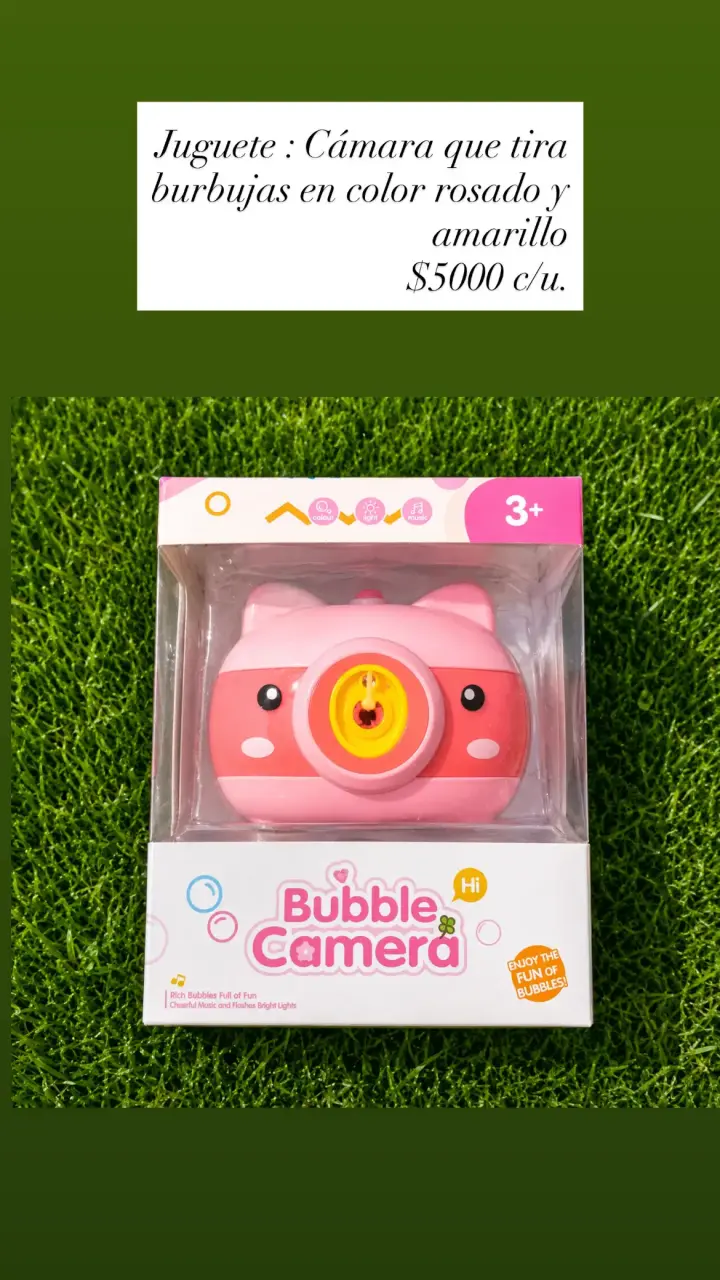 Cámara de burbujas para niños