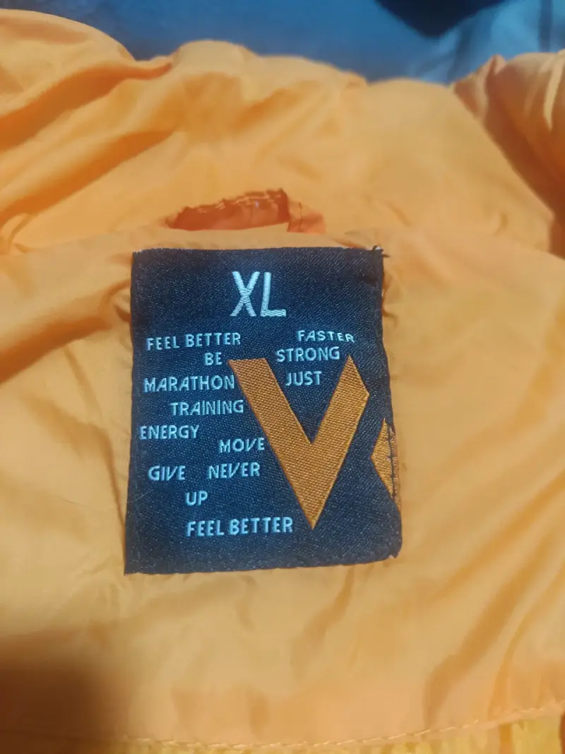 Chaqueta acolchada naranja XL - 2