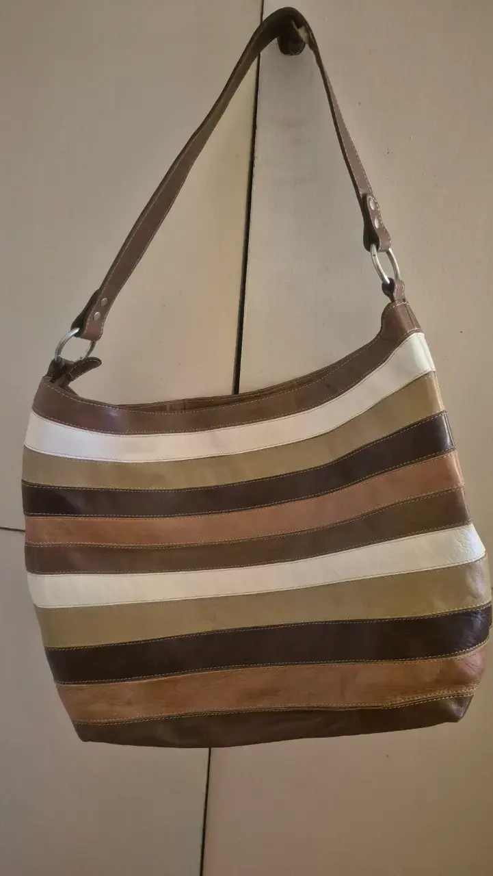 Cartera Hobo 100% Cuero Genuino - 2