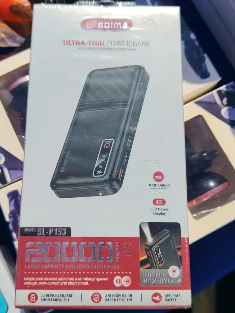 Power bank delgado 20000mAh