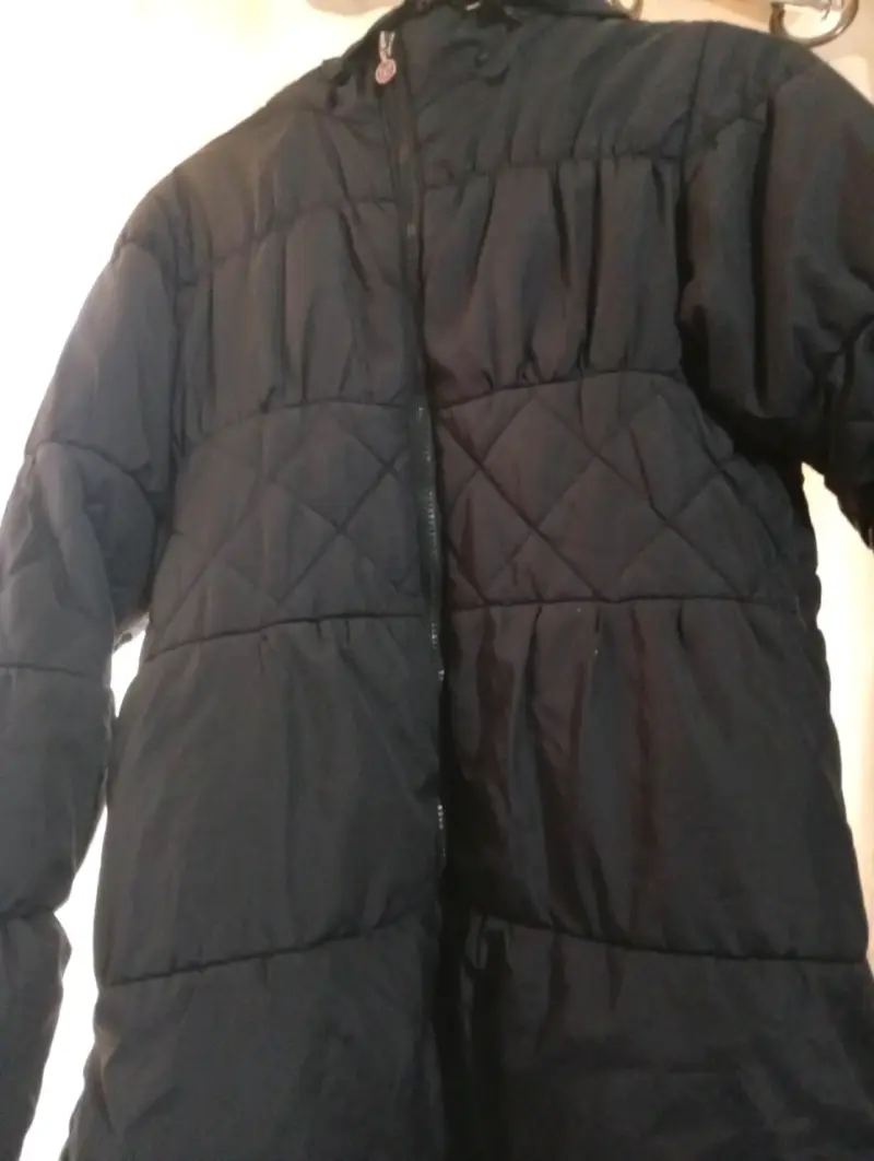 Parka azu para niña acolchada de colegio talla 16 - 2