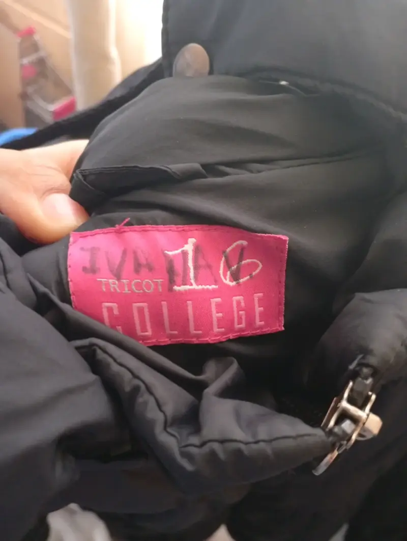Parka azu para niña acolchada de colegio talla 16 - 4