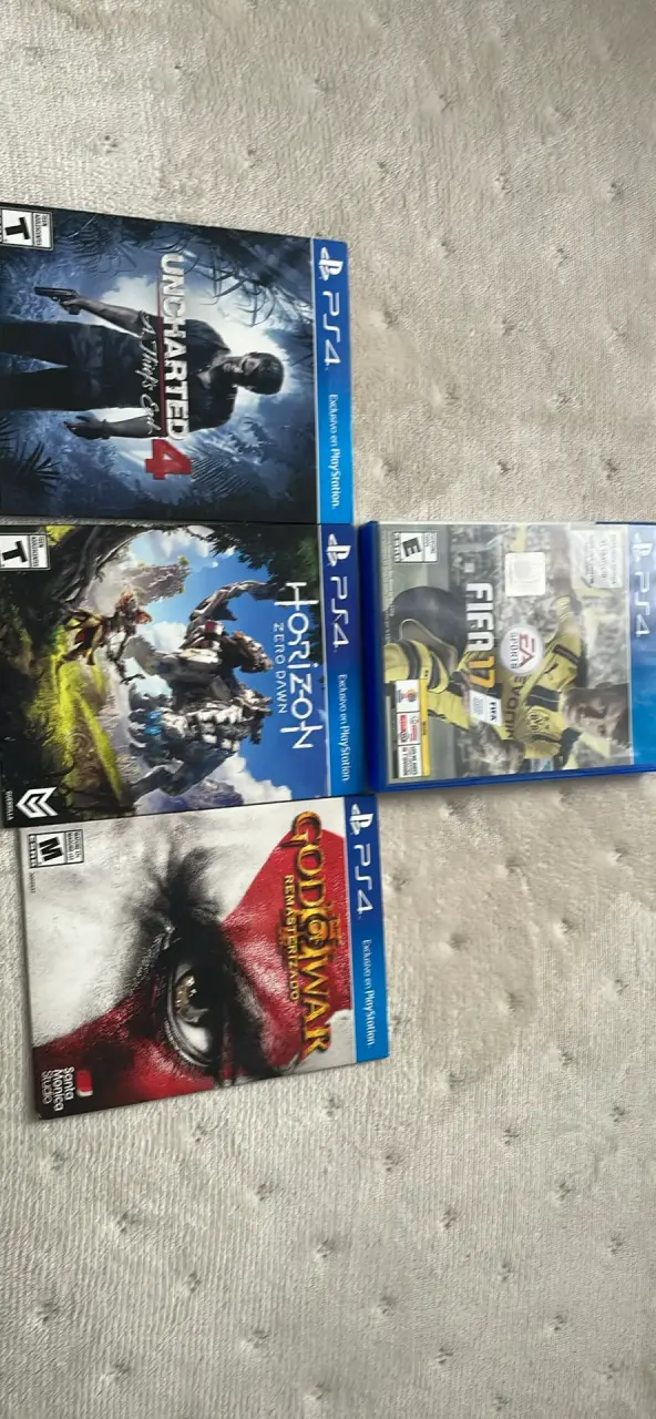 Lote de juegos PS4 variados