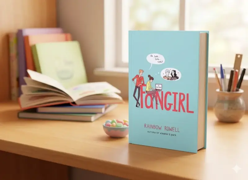 Libro Fangirl de Rainbow Rowell
