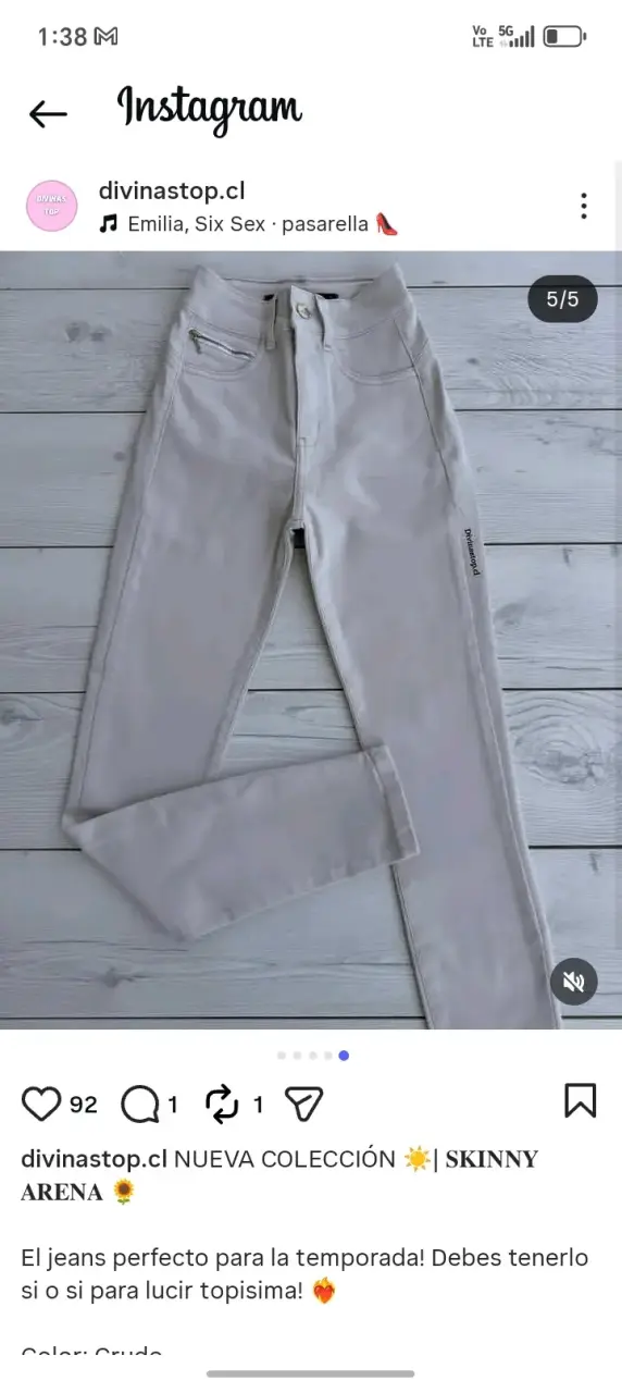 Jeans skinny arena