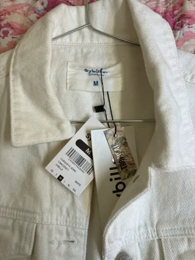 Chaqueta de mezclilla blanco - miniatura 2
