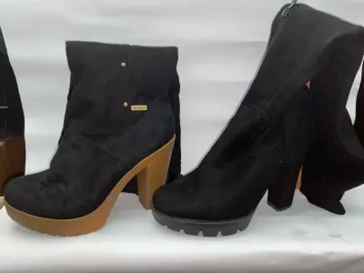 Botines negros de gamuza - miniatura 4
