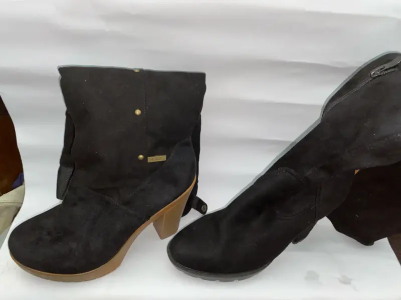 Botines negros de gamuza - 5