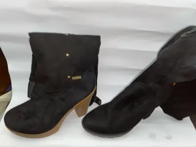Botines negros de gamuza - miniatura 5