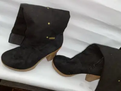 Botines negros de gamuza - miniatura 6