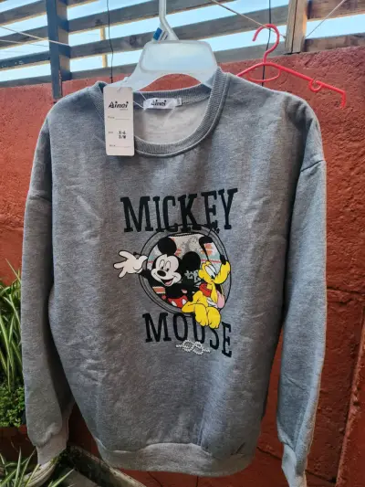 Polerón gris Mickey Mouse - miniatura 1