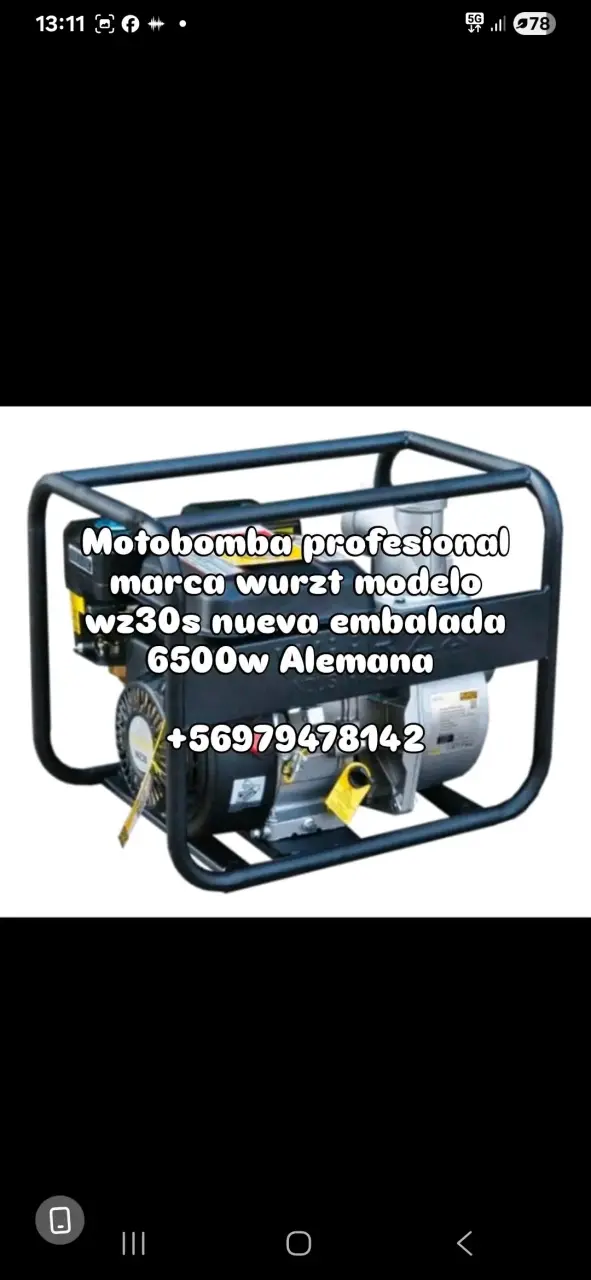 Motobomba Wurza WZ30S - 3