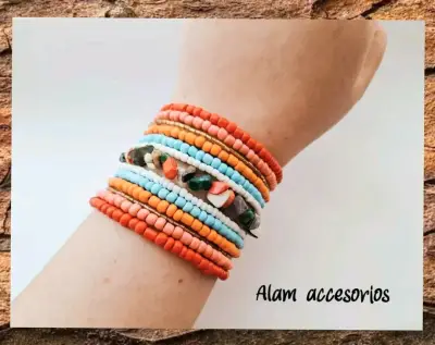 Brazalete de piedras - miniatura 2